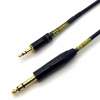 Sonic Plumber Black and Gold 3.5mm (1/8") EP Stereo to 6.35mm (1/4") TRS Cable