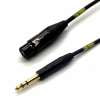 Sonic Plumber Black and Gold XLR Female to 6.35mm (1/4") TRS Balanced Cable